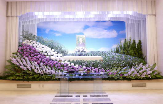花祭壇「紫の草原」
